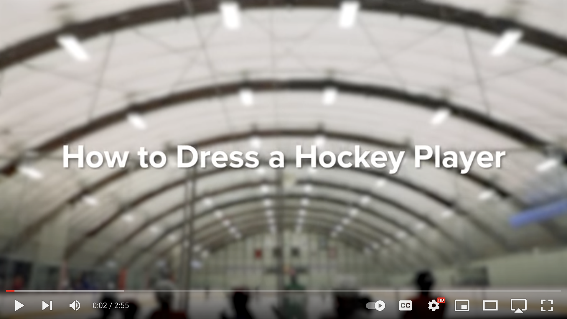 How to Dress A Hockey Player